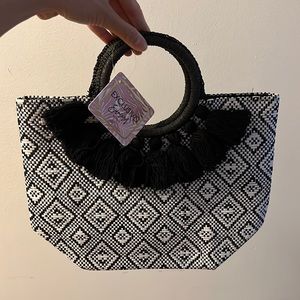 Greece hand woven hand purse